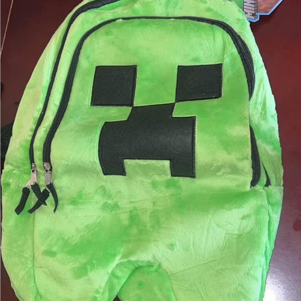Minecraft Plush Backpack